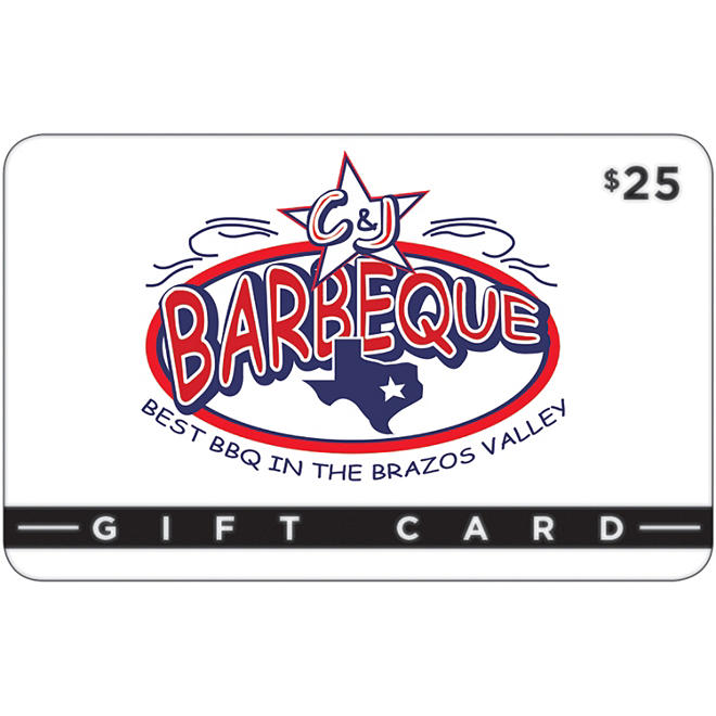 C&J Barbeque - 2 x $25 Gift Cards