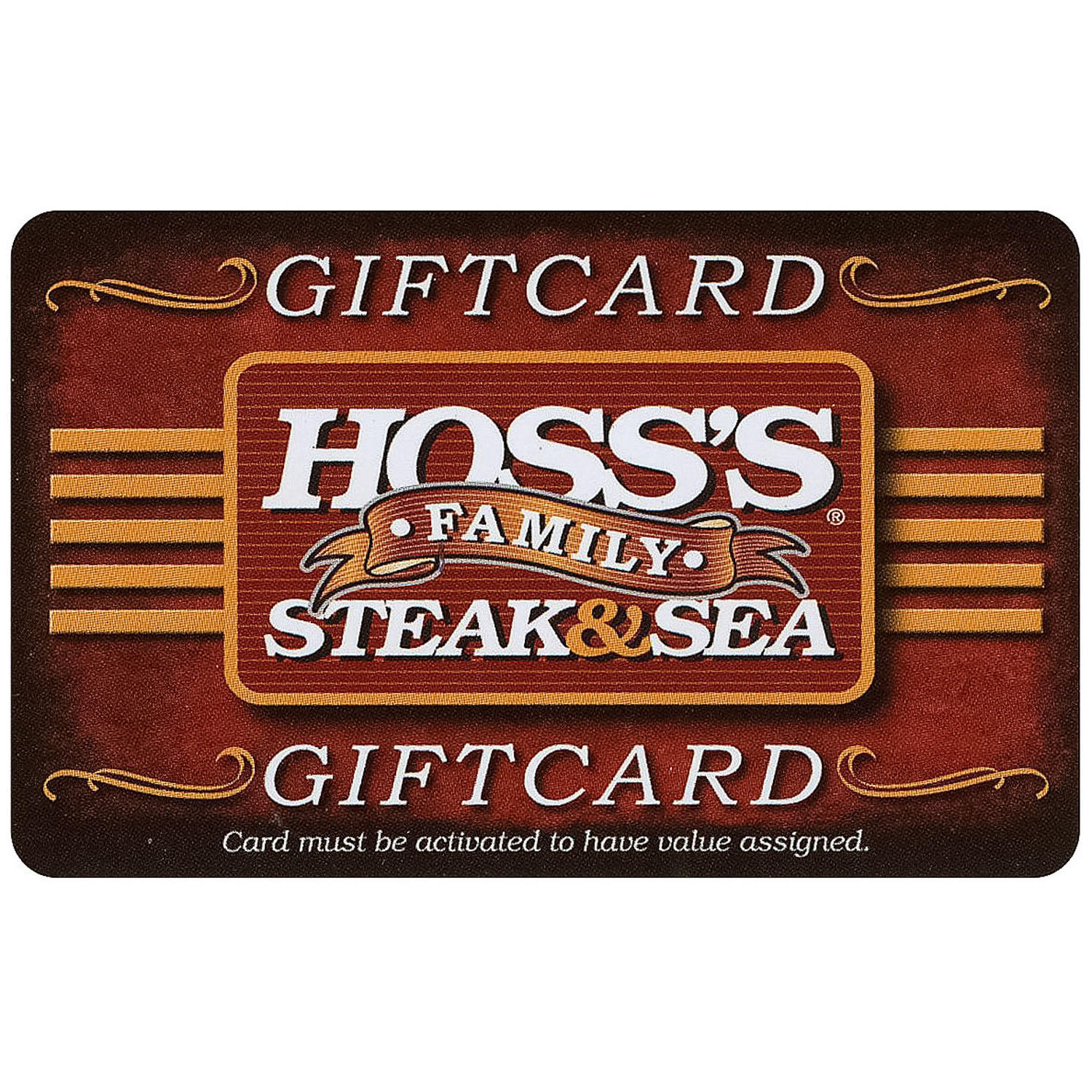 Hoss's Steak & Sea House $50 Gift Card - 2/$25
