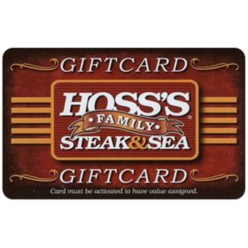 Hoss's Steak & Sea House $50 Gift Card Multi-Pack, 2 x $25
