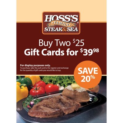 Volcano Steak and Sushi $100 Value Gift Cards - 2 x $50 - Sam's Club