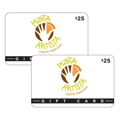 Pizza Artista Restaurant Gift Card 2 x 25 Sam's Club