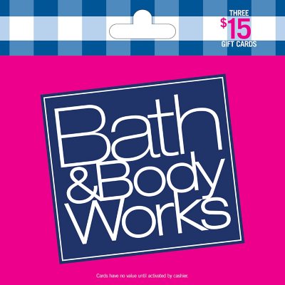 Bath & Body Works Gift Card (3X $15) 45