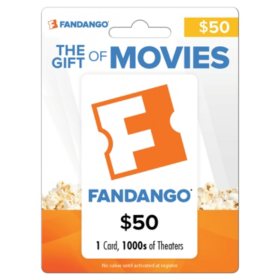 Fandango $50 Gift Card