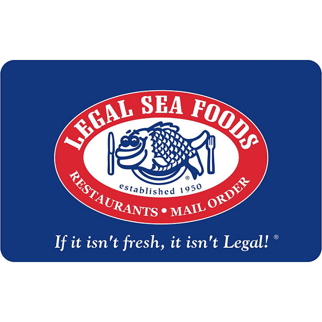 Legal Seafood  $50 Gift Card with $10 BONUS for $49.98