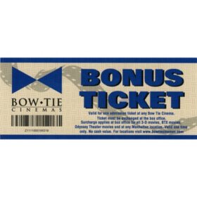 2 Bow Tie Cinema Tickets