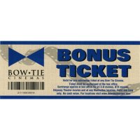 Bow Tie Cinemas - 2 Tickets ($21 Value)