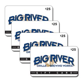 Big River - 4 x $25 Gift Cards