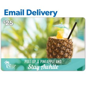 Bahama Breeze Email Delivery Gift Card, Various Amounts