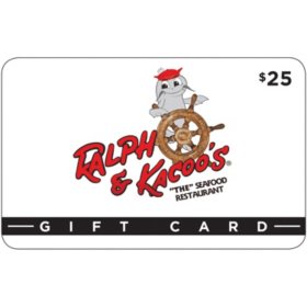 Ralph and Kacoo's $50 Gift Card Multi-Pack, 2 x $25 