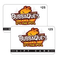 BubbaQue's (FL, LA) $50 Value Gift Cards - 2 x $25