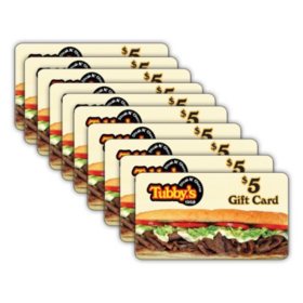 Tubby's Grilled Submarines $50 Gift Card Multi-Pack, 10 x $5
