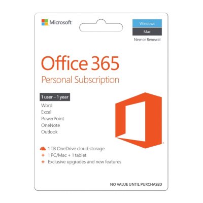 Microsoft Office 365 Personal, 1-year subscription - Sam's Club