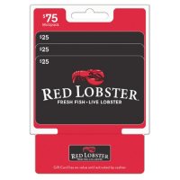 Red Lobster $75 Value Gift Cards - 3 x $25
