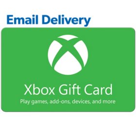 Xbox Live Email Delivery Gift Card - Various Amounts