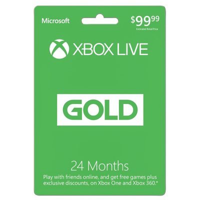 xbox live gold deals 24 month