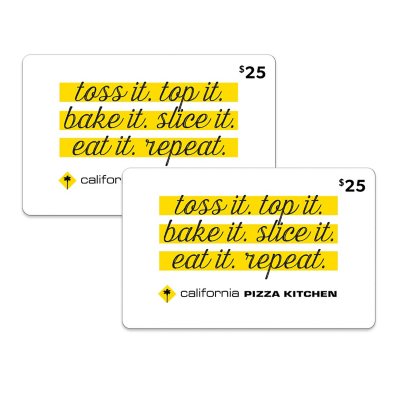 California Pizza Kitchen Two $50 E-Gift Cards