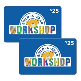 Build-A-Bear Workshop Various Values Gift Cards
