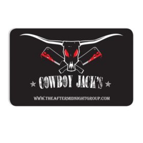 Cowboy Jacks $50 Gift Card