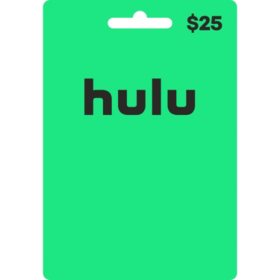 Hulu Gift Card, Various Amounts