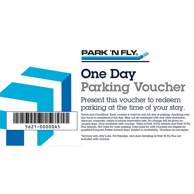 Park 'N Fly Atlanta $60 Value - 5 Days of Airport Parking