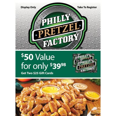 $15 Gift Card – Philly Pretzel Factory Gifts