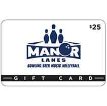Manor Lanes $50 Value Gift Cards – 2 x $25