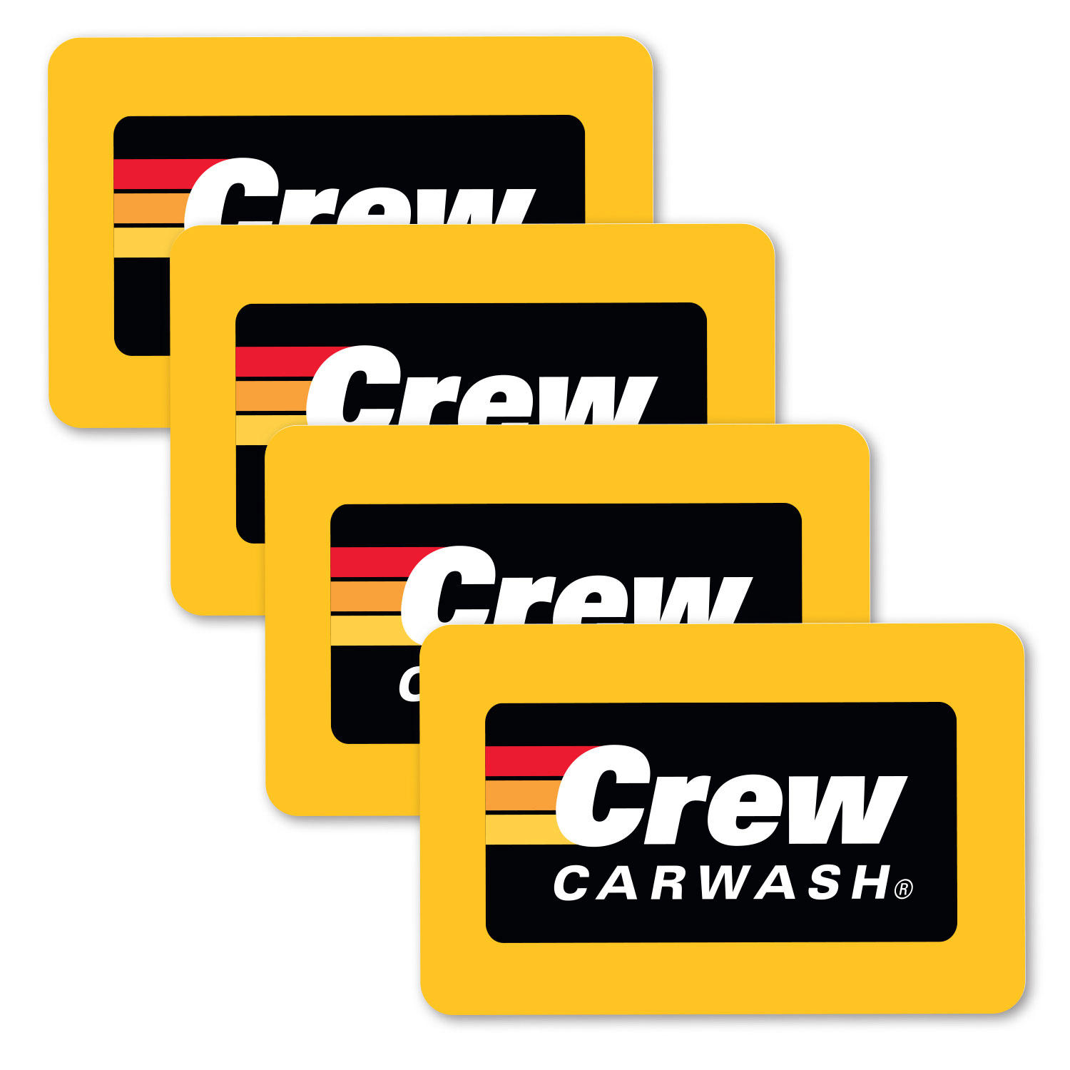 Crew Carwash $100 Gift Card - 4 x $25
