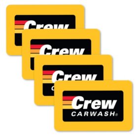 Crew Carwash $100 Gift Card Multi-Pack, 4 x $25