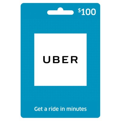 Uber Gift Card 100 Value Sam S Club