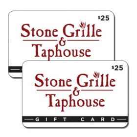 Stone Grille and Taphouse $50 Gift Card Multi-Pack, 2 x $25 