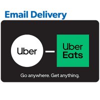 Uber eGift Card - Various Values (Email Delivery)