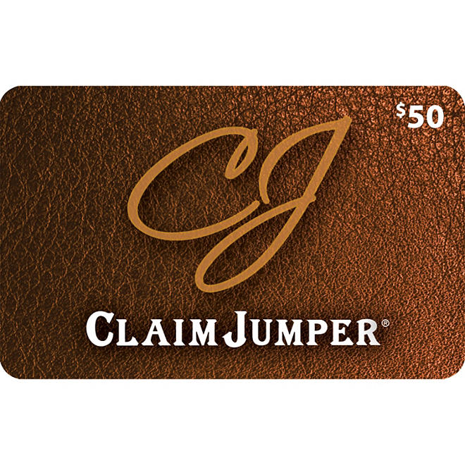 Claim Jumper (Landry's) $120 Value Gift Cards -  2 x $50 Plus $20 Bonus
