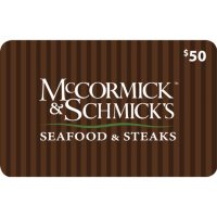 McCormick & Schmick's $120 Value Gift Cards - 2 x $50 with a Bonus $20 Card