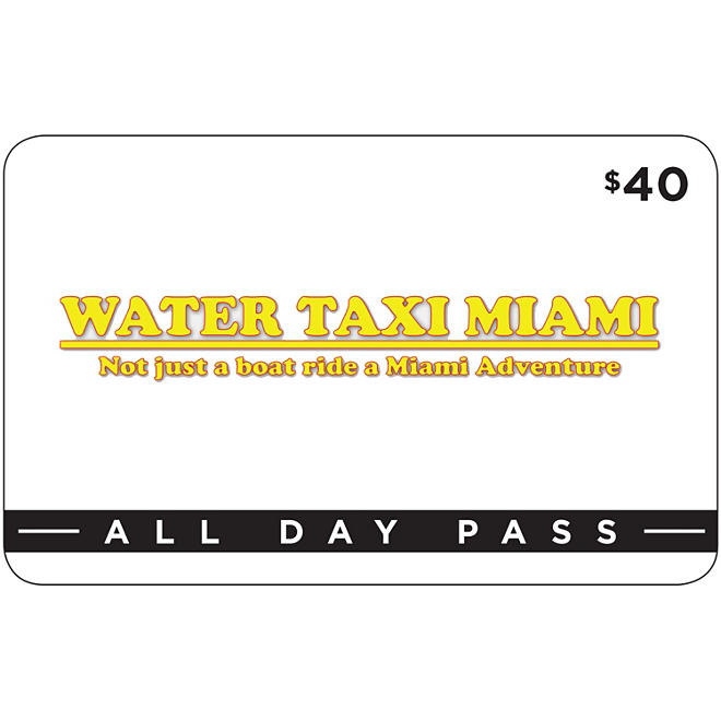 Water Taxi Miami - All Day Pass
