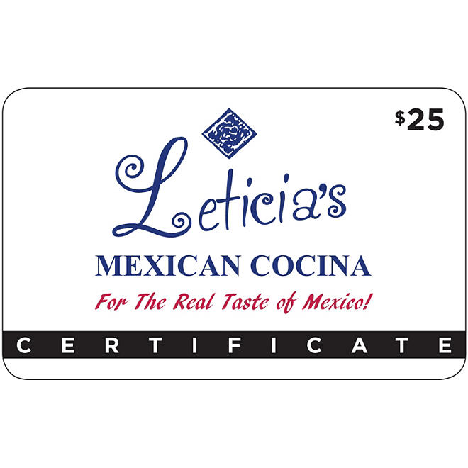 Leticias Mexican Cocina - 2 x $25 for $40


