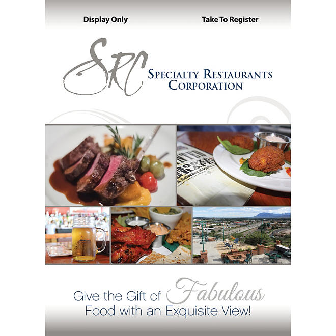 Specialty Restaurants Corp - 2 x $50 for $80

