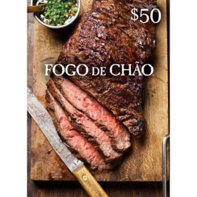 Fogo De Chao Brazilian Steakhouse $50 Gift Card
