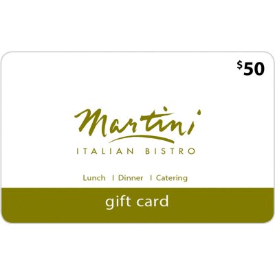Martini Italian Bistro Gift Cards 2 X 50 Sam's Club