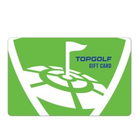 Top Golf $50 Value Gift Card