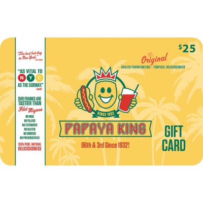 Papaya King 2 x 25 for 40 Sam's Club