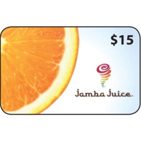 Jamba Juice $55 Value Gift Cards - 3 x $15 Plus $10 Card