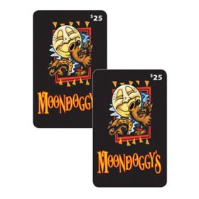 Moondoggy's Pizza and Pub - 2 x $25 Gift Cards