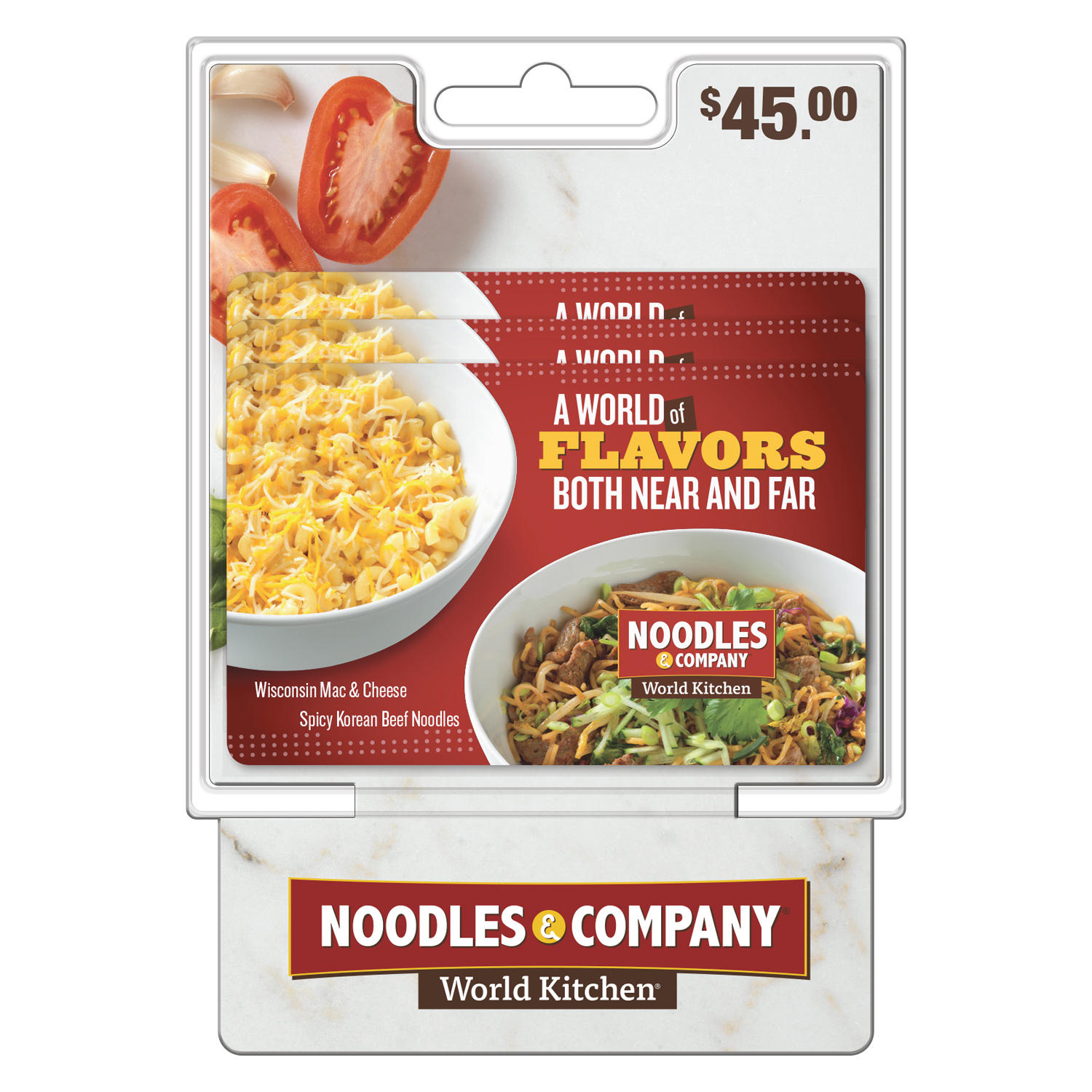 Noodles World Kitchen $45 Value Gift Cards - 3 x $15