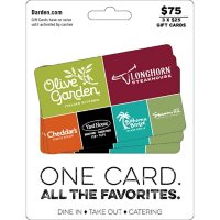 Darden Universal Gift Cards - 3 x $25