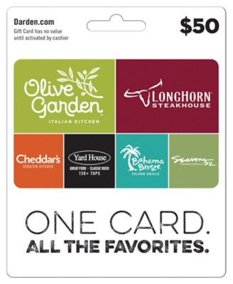 Darden Universal 50 Value Gift Card Sam S Club