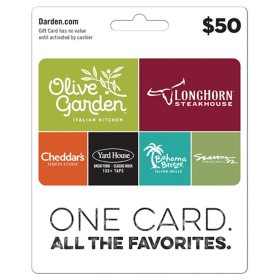 Darden $50 Gift Card