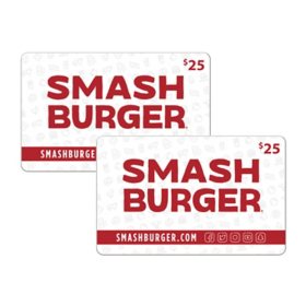 Smashburger $50 Gift Card Multi-Pack, 2 x $25