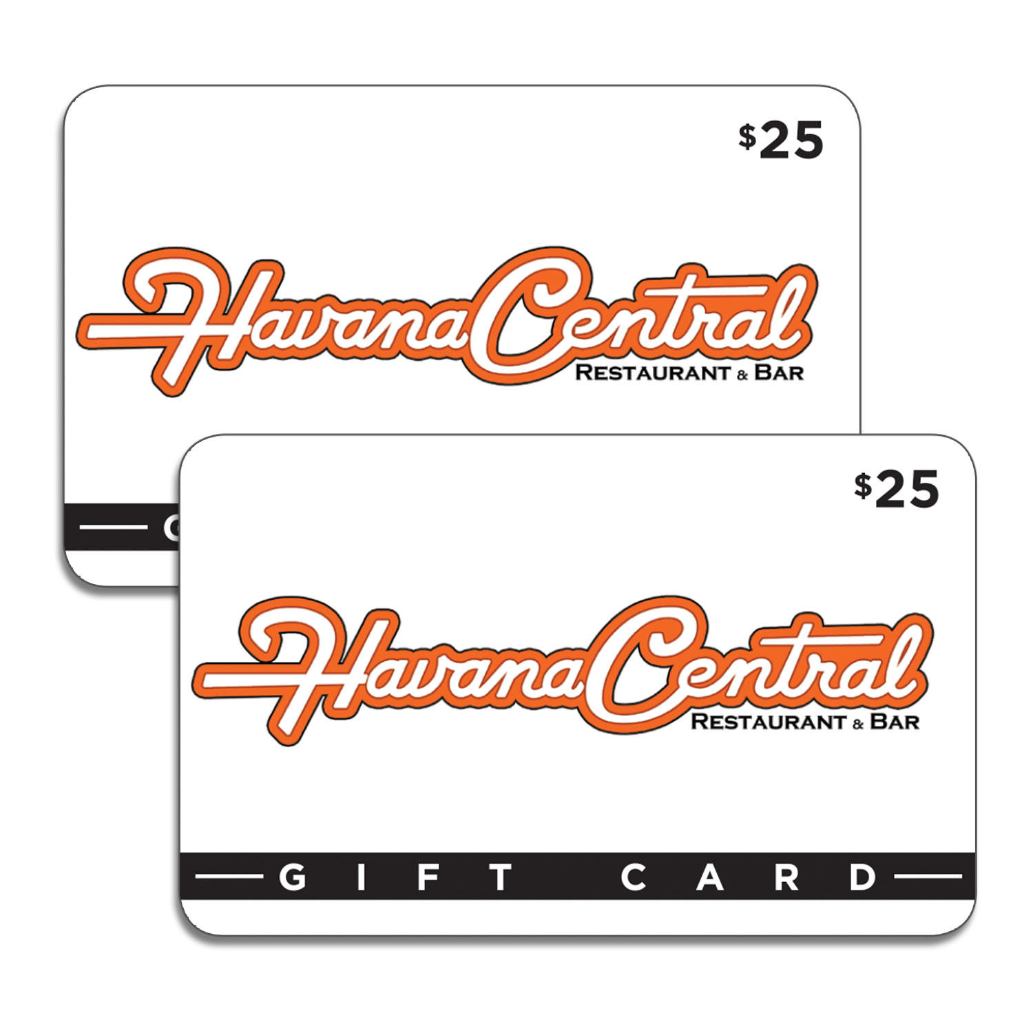 Havana Central Restaurants Gift Cards- 2 x $25