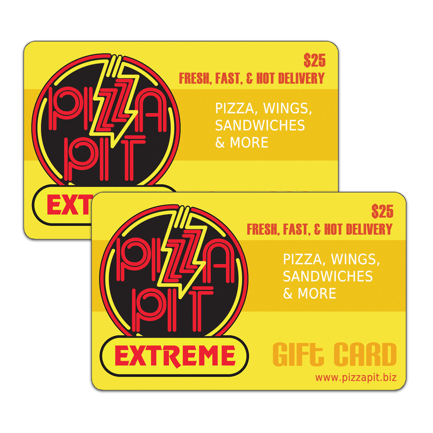 Pizza Pit Gift Card- 2 x $25