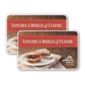 Atlanta Bread Company $50 Gift Card Multi Pack,  2 x $25